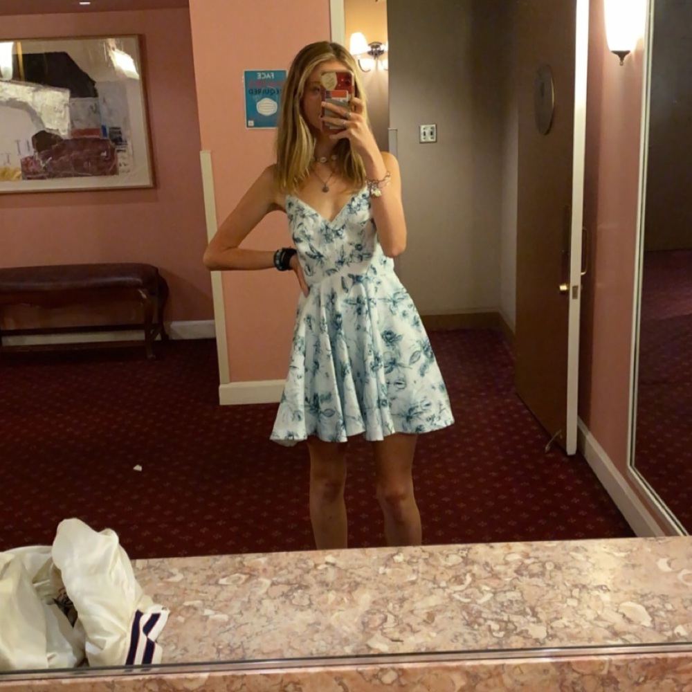 urban outfitters holographic mini dress